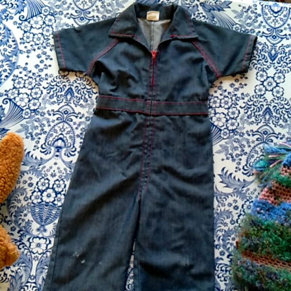 Vintage coveralls denim 1970s